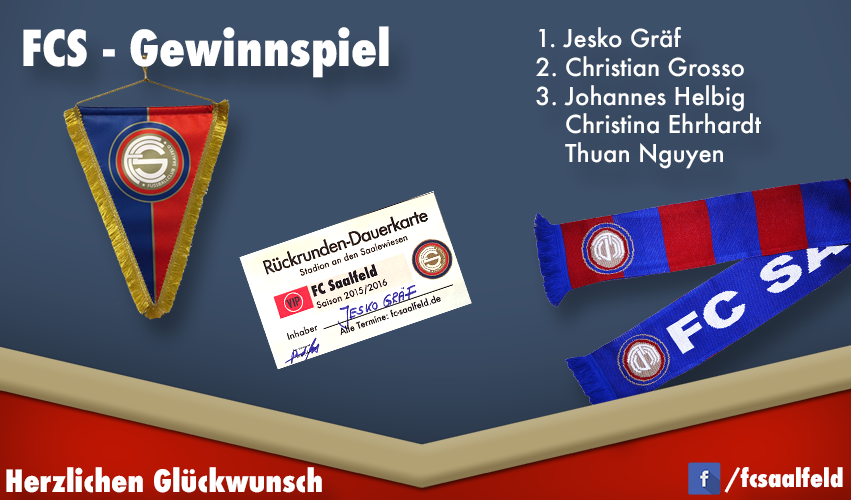 Die Gewinner des Gewinnspiel´s stehen fest!