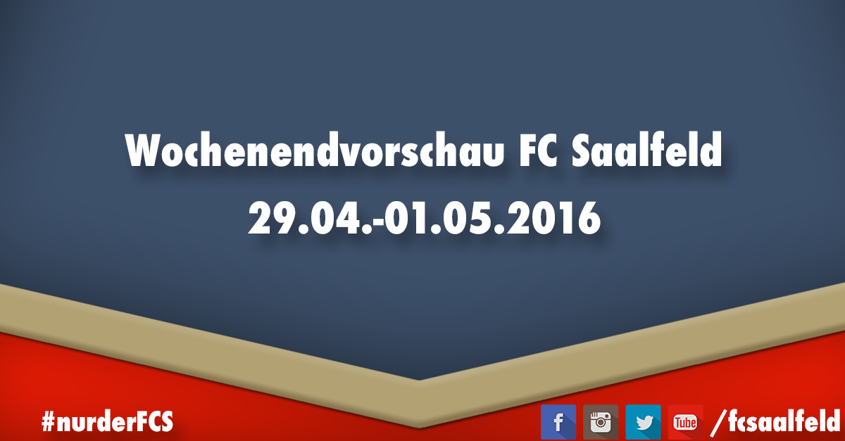 Vorschau für den 29.04.-01.05.2016