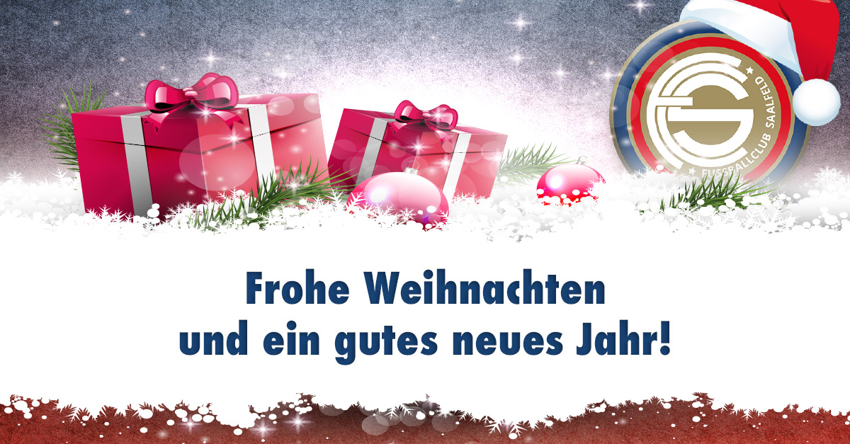 Frohe Weihnachten und einen guten Rutsch.