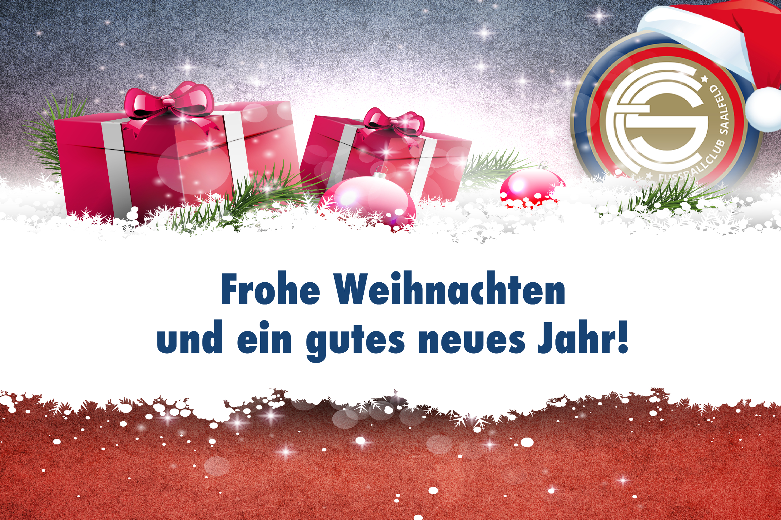 Frohe Weihnachten und einen guten Rutsch.