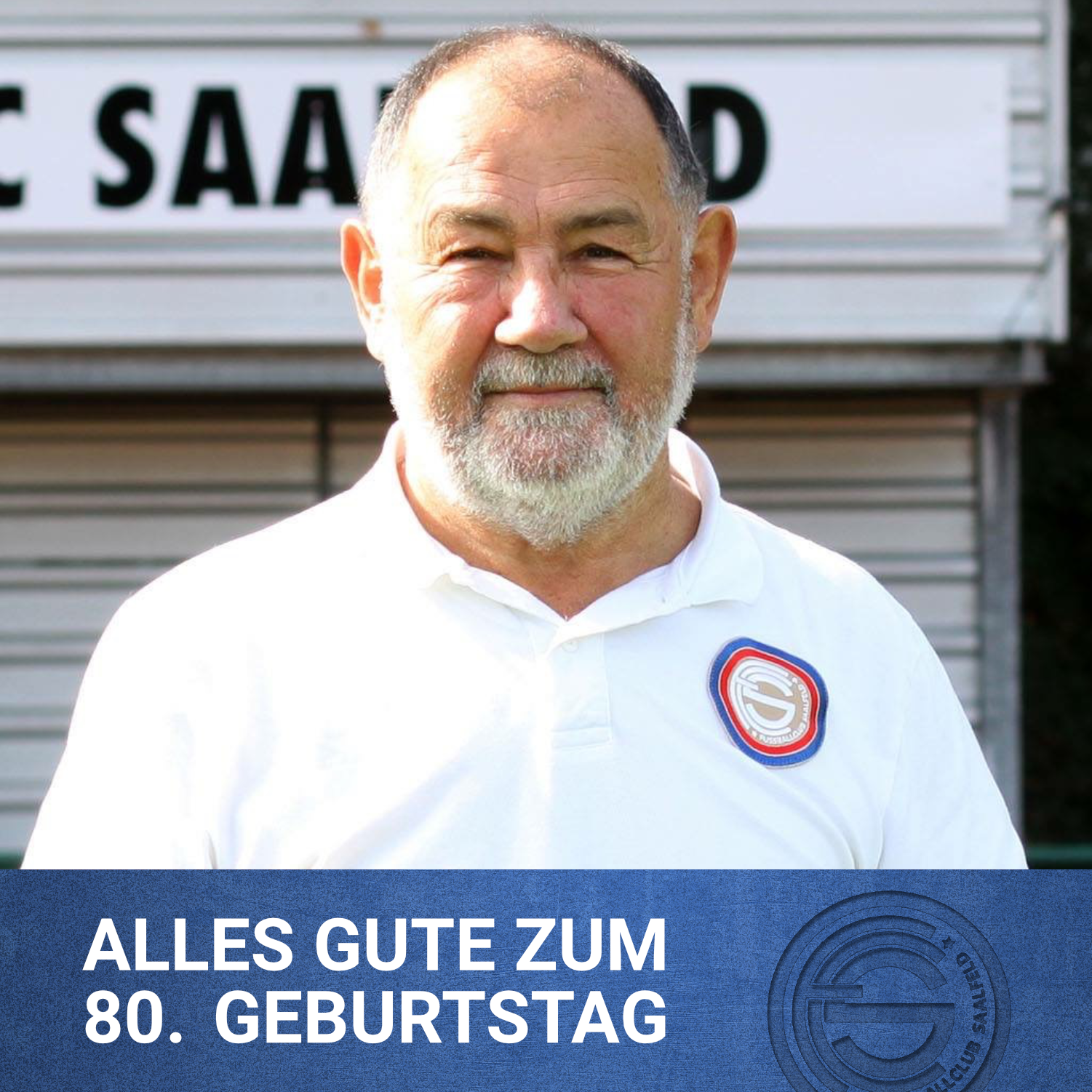 Urgestein des FC Saalfeld e.V. wird 80 Jahre!