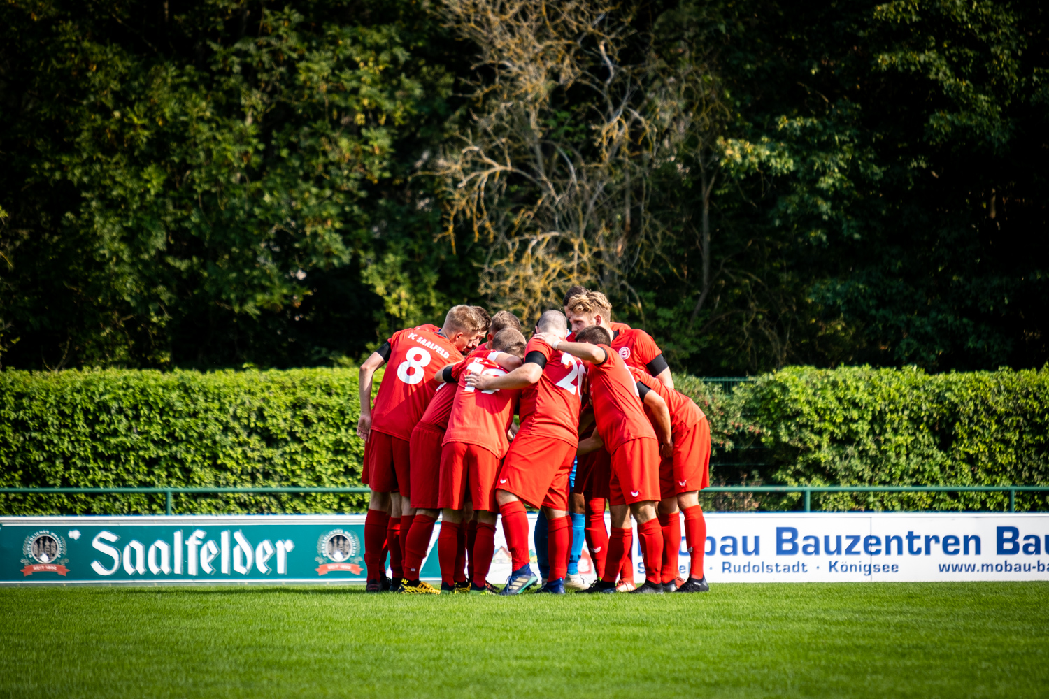 Saalederby mit gerechten Ausgang