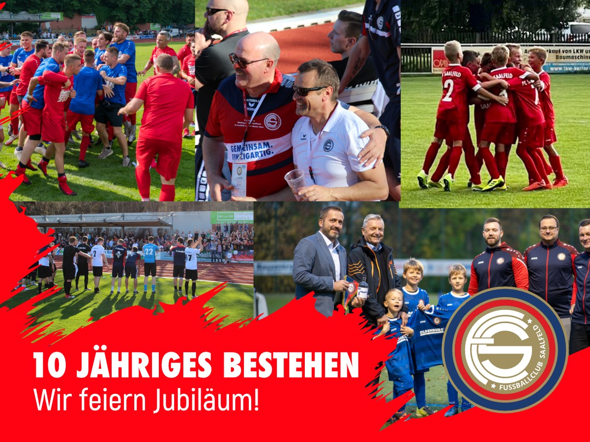 FC Saalfeld feiert 10-jähriges Bestehen