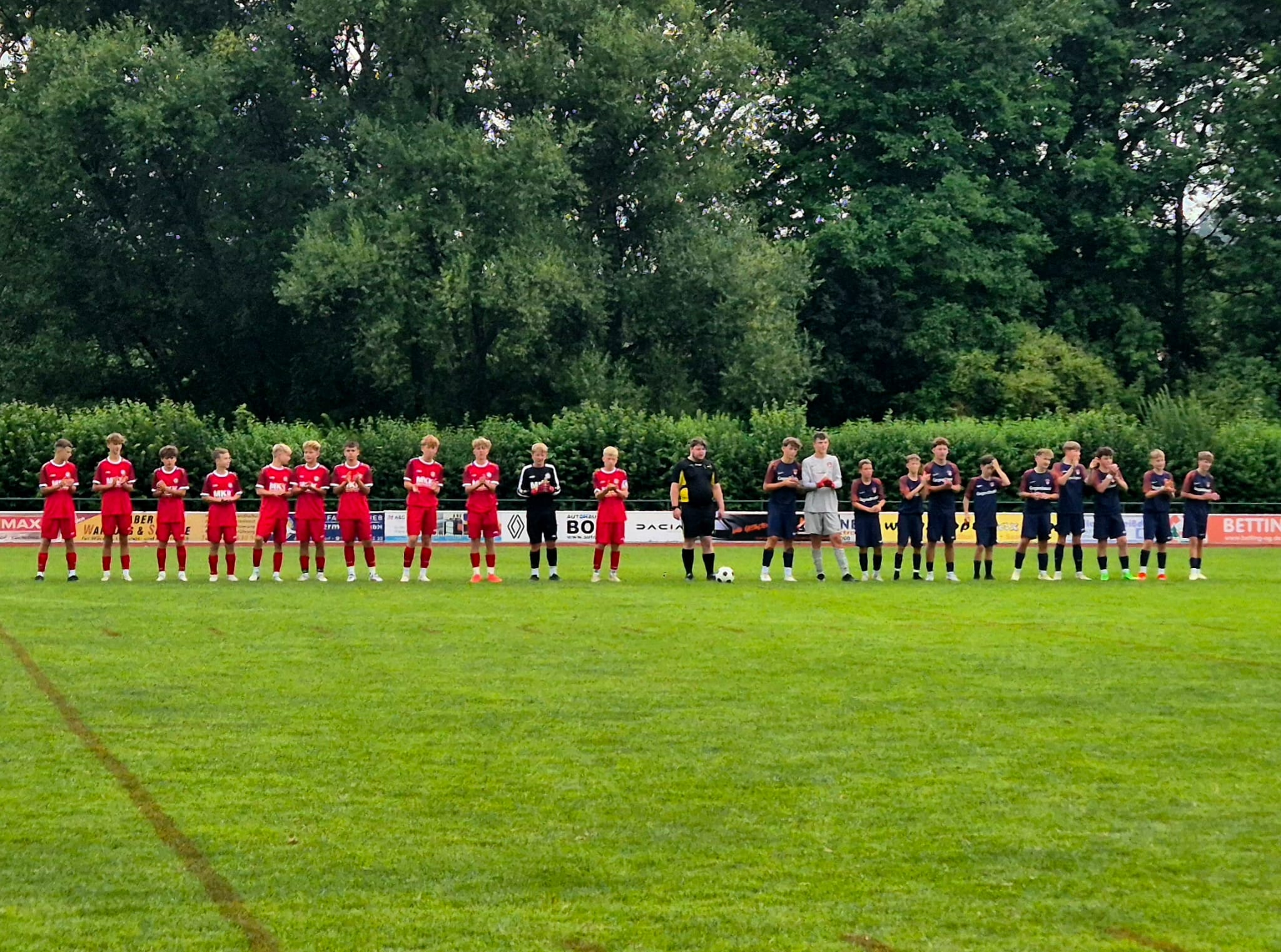 Testspiel der U15 gegen Borntal Erfurt